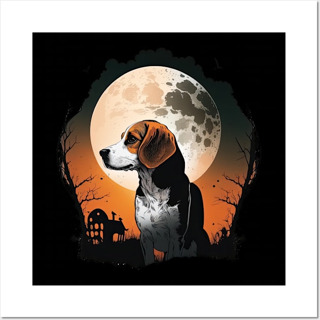 Halloween Beagle Wall Art by JayD World